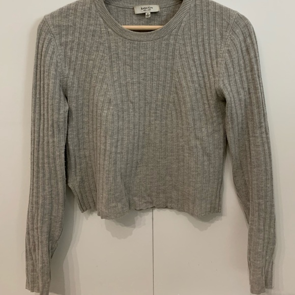 ARITZIA Nathaniel Sweater - Heather Grey - XS - Picture 3 of 6